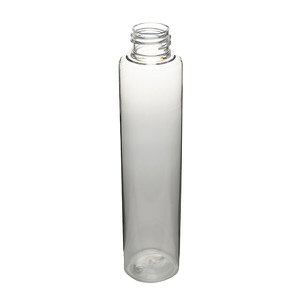 5OZ CLEAR CYLINDER SLIM TALL ROUND PET PLASTIC BOTTLE - 24-410