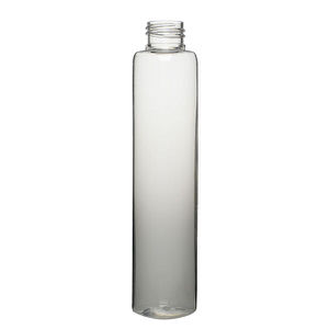 5OZ CLEAR CYLINDER SLIM TALL ROUND PET PLASTIC BOTTLE - 24-410-detail image