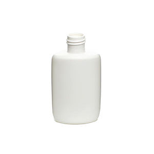 3/4OZ WHITE DRUG OVAL HDPE PLASTIC BOTTLE - 15-415