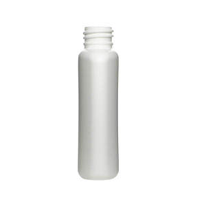 2OZ WHITE DRUG OVAL HDPE PLASTIC BOTTLE - 20-410-detail image