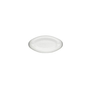 2OZ WHITE DRUG OVAL HDPE PLASTIC BOTTLE - 20-410-detail image