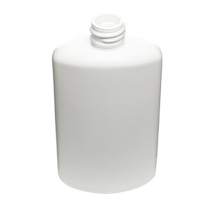 4OZ WHITE DRUG OVAL HDPE PLASTIC BOTTLE - 20-410 NECK