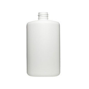 4OZ WHITE DRUG OVAL HDPE PLASTIC BOTTLE - 20-410 NECK-detail image