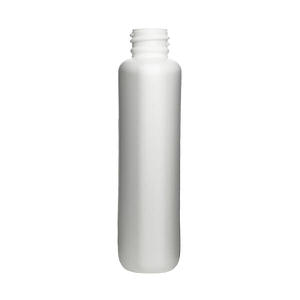 4OZ WHITE DRUG OVAL HDPE PLASTIC BOTTLE - 20-410 NECK-detail image