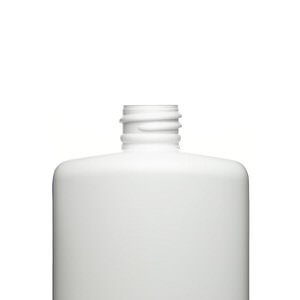 4OZ WHITE DRUG OVAL HDPE PLASTIC BOTTLE - 20-410 NECK-detail image