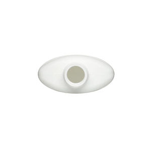 4OZ WHITE DRUG OVAL HDPE PLASTIC BOTTLE - 20-410 NECK-detail image