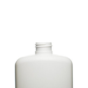 10OZ WHITE DRUG OVAL HDPE PLASTIC BOTTLE - 24-410-detail image