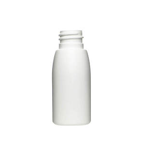 1OZ WHITE EVOLUTION ROUND HDPE PLASTIC BOTTLE - 20-410-detail image