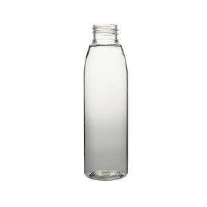 4OZ CLEAR EVOLUTION ROUND PET PLASTIC BOTTLE - 24-410-detail image