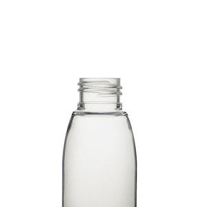 4OZ CLEAR EVOLUTION ROUND PET PLASTIC BOTTLE - 24-410-detail image