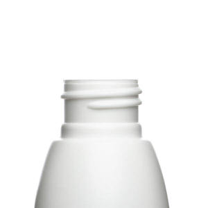 4OZ WHITE EVOLUTION ROUND HDPE PLASTIC BOTTLE - 24-410-detail image