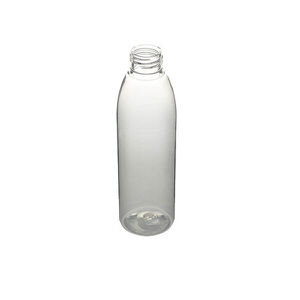 6OZ CLEAR EVOLUTION ROUND PET PLASTIC BOTTLE - 24-410