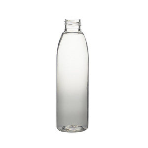 6OZ CLEAR EVOLUTION ROUND PET PLASTIC BOTTLE - 24-410-detail image