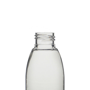 6OZ CLEAR EVOLUTION ROUND PET PLASTIC BOTTLE - 24-410-detail image