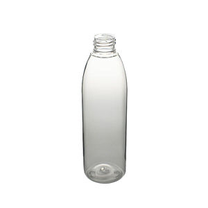 8OZ CLEAR EVOLUTION ROUND PET PLASTIC BOTTLE - 24-410