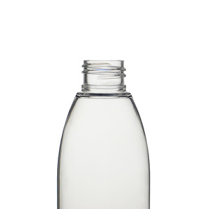 8OZ CLEAR EVOLUTION ROUND PET PLASTIC BOTTLE - 24-410-detail image