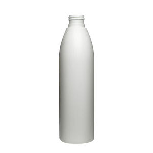 8OZ WHITE EVOLUTION ROUND HDPE PLASTIC BOTTLE - 24-410-detail image