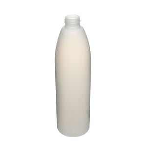 12OZ NATURAL EVOLUTOIN ROUND HDPE PLASTIC BOTTLE - 24-410