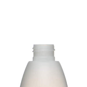 12OZ NATURAL EVOLUTOIN ROUND HDPE PLASTIC BOTTLE - 24-410-detail image