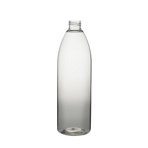 16OZ CLEAR EVOLUTION ROUND PET PLASTIC BOTTLE - 24-410-detail image