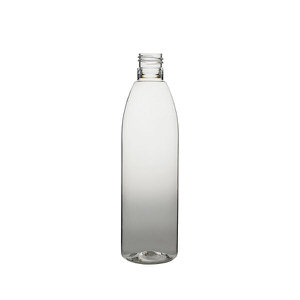 10OZ CLEAR EVOLUTION ROUND PET PLASTIC BOTTLE - 24-415-detail image