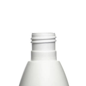 10OZ WHITE EVOLUTION ROUND HDPE PLASTIC BOTTLE - 24-415-detail image