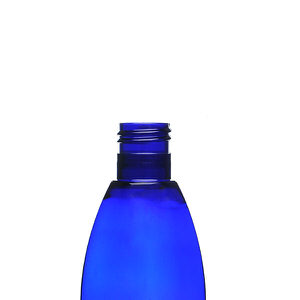 12OZ COBALT BLUE EVOLUTION ROUND PET PLASTIC BOTTLE - 24-415-detail image