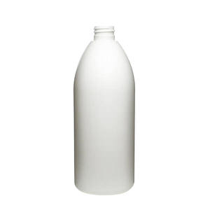 25OZ WHITE EVOLUTION ROUND HDPE PLASTIC BOTTLE - 28-410-detail image