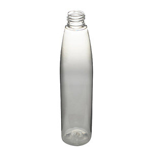 250ML CLEAR EVOLUTION SLIM ROUND PET PLASTIC BOTTLE - 24-410