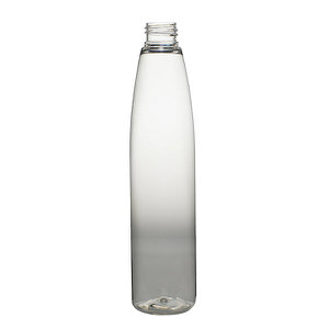 250ML CLEAR EVOLUTION SLIM ROUND PET PLASTIC BOTTLE - 24-410-detail image