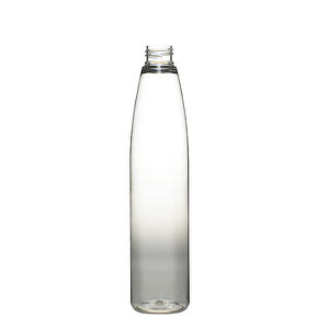 300ML CLEAR EVOLUTION SLIM ROUND PET PLASTIC BOTTLE - 24-410-detail image