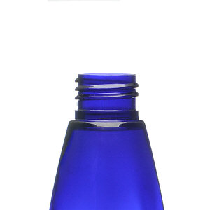 350ML COBALT BLUE EVOLUTIOIN SLIM ROUND PET PLASTIC BOTTLE - 24-410-detail image