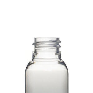 1OZ CLEAR IMPERIAL ROUND PET PLASTIC BOTTLE - 20-410-detail image