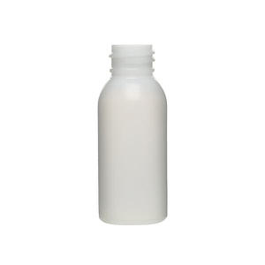 1OZ NATURAL IMPERIAL ROUND HDPE PLASTIC BOTTLE - 20-410-detail image