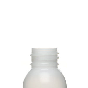 1OZ NATURAL IMPERIAL ROUND HDPE PLASTIC BOTTLE - 20-410-detail image