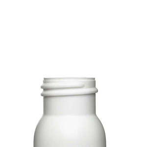 2OZ WHITE IMPERIAL TALL ROUND HDPE PLASTIC BOTTLE - 20-410-detail image