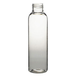 4OZ CLEAR IMPERIAL ROUND PET PLASTIC BOTTLE - 24-410-detail image