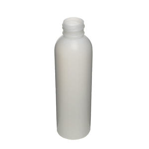 4OZ NATURAL IMPERIAL ROUND HDPE PLASTIC BOTTLE - 24-410