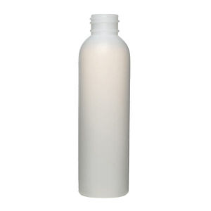 4OZ NATURAL IMPERIAL ROUND HDPE PLASTIC BOTTLE - 24-410-detail image