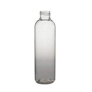 6OZ CLEAR IMPERIAL ROUND PET PLASTIC BOTTLE - 24-410-detail image