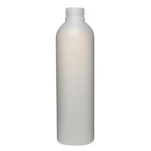 6OZ NATURAL IMPERIAL ROUND HDPE PLASTIC BOTTLE - 24-410-detail image