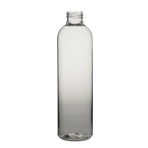 8OZ CLEAR IMPERIAL ROUND PET PLASTIC BOTTLE - 24-410-detail image