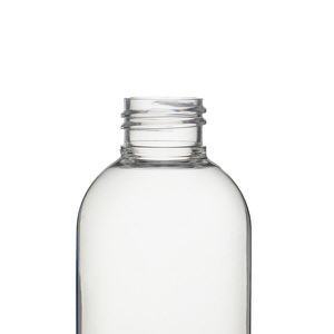 8OZ CLEAR IMPERIAL ROUND PET PLASTIC BOTTLE - 24-410-detail image