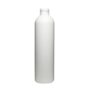 8OZ WHITE IMPERIAL ROUND HDPE PLASTIC BOTTLE - 24-410-detail image