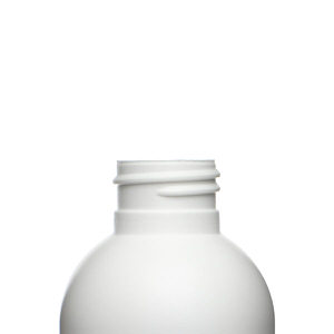 8OZ WHITE IMPERIAL ROUND HDPE PLASTIC BOTTLE - 24-410-detail image