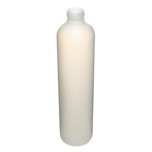 10OZ NATURAL IMPERIAL ROUND HDPE PLASTIC BOTTLE - 24-410