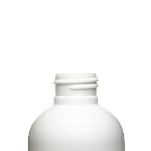 10OZ WHITE IMPERIAL ROUND HDPE PLASTIC BOTTLE - 24-410-detail image