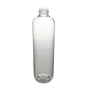 12OZ CLEAR IMPERIAL ROUND PET PLASTIC BOTTLE - 24-410