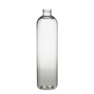 12OZ CLEAR IMPERIAL ROUND PET PLASTIC BOTTLE - 24-410-detail image