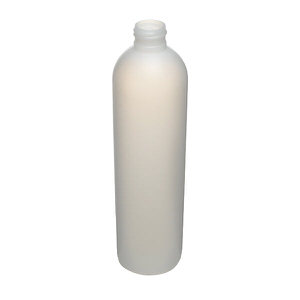 12OZ NATURAL IMPERIAL ROUND HDPE PLASTIC BOTTLE - 24-410